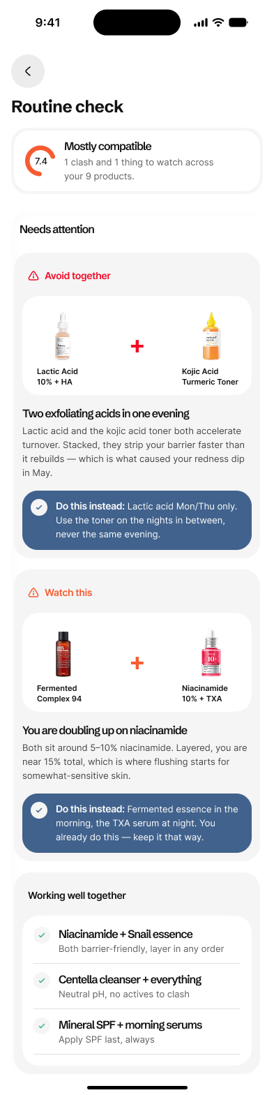 Routine check